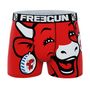 Voir la diapositive 3 : FREEGUN Lot de 5 boxers homme La vache qui rit