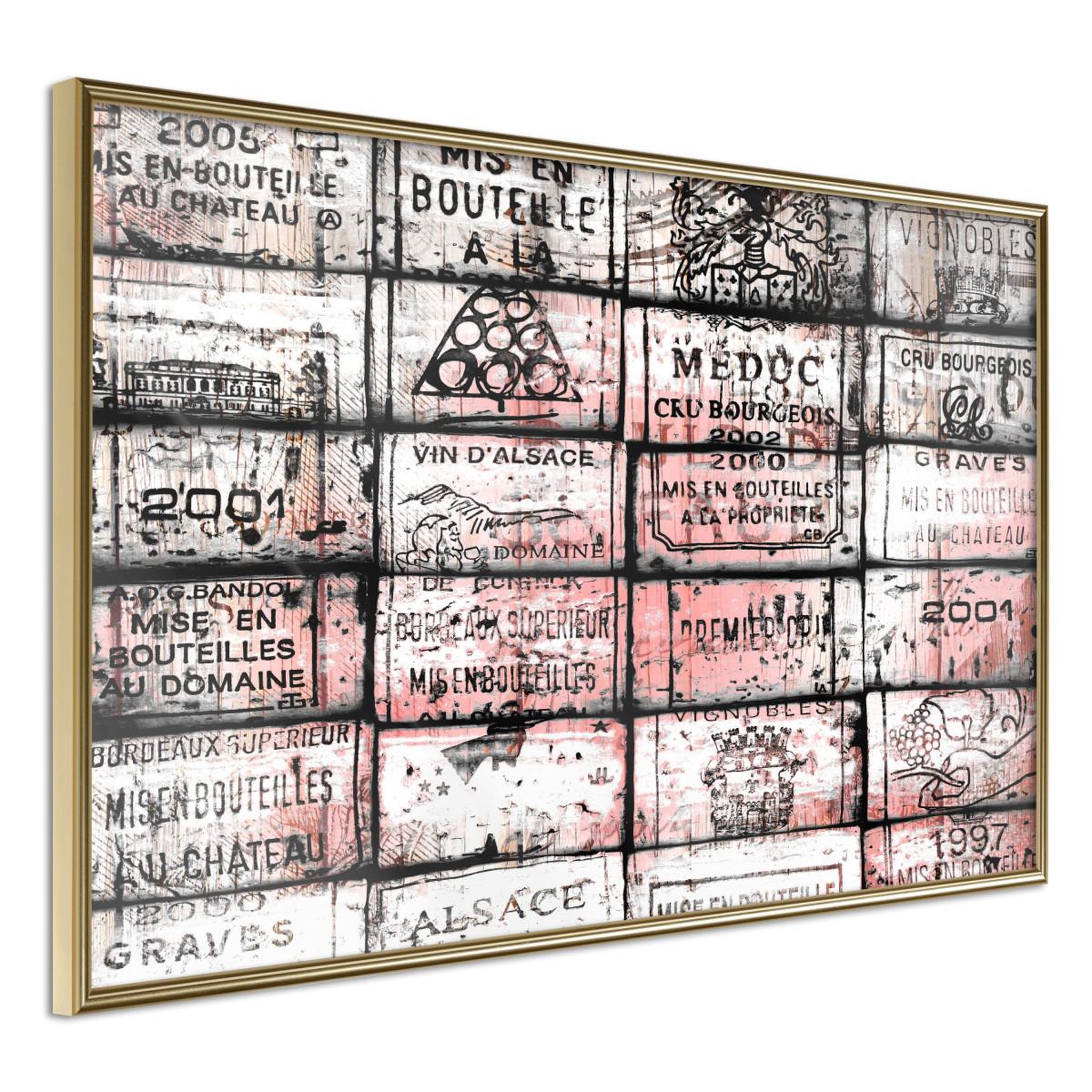 Paris Prix Affiche Murale Encadrée  Wine History