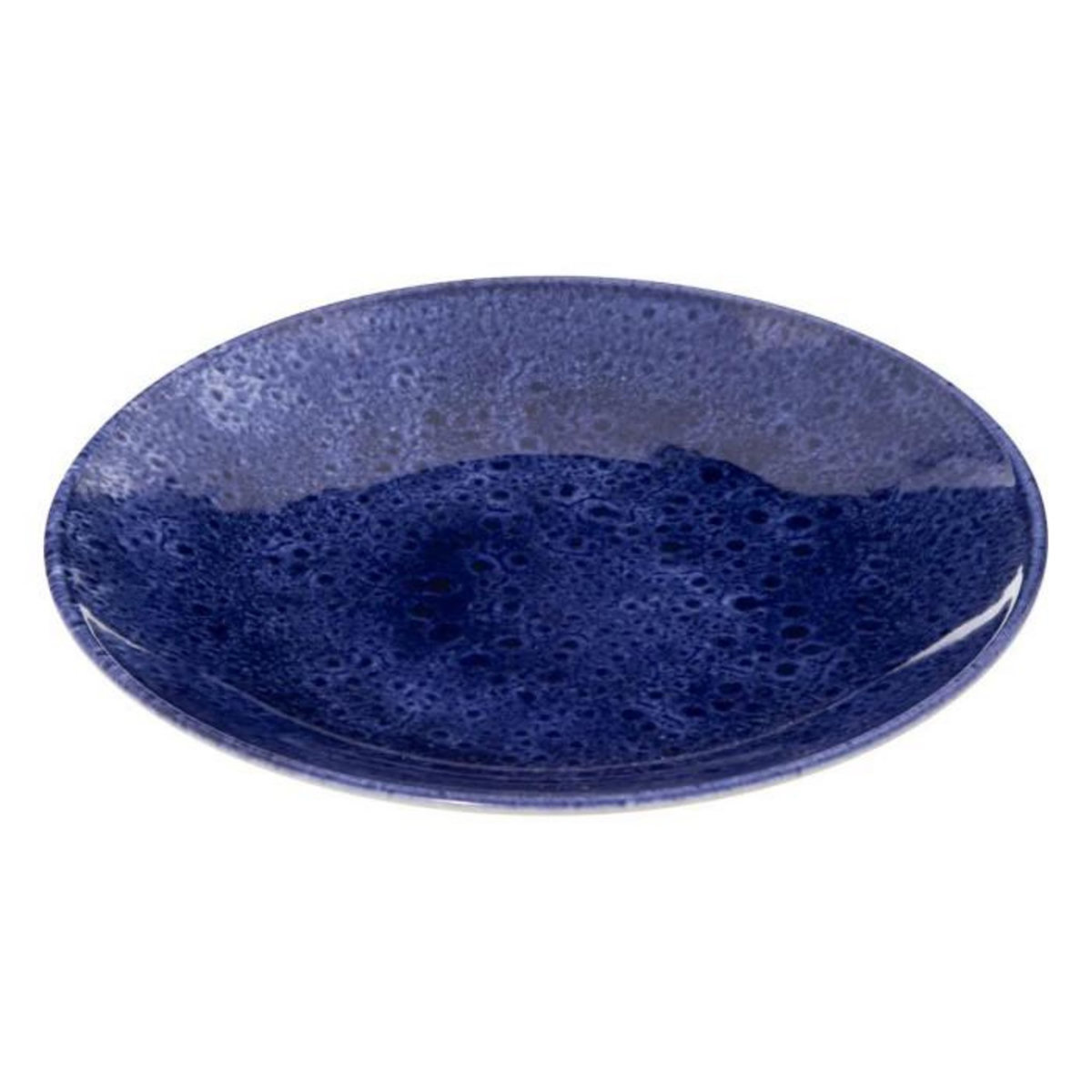 SECRET DE GOURMET Lot de 6 Assiettes Plates  Casa Azul  27cm Bleu