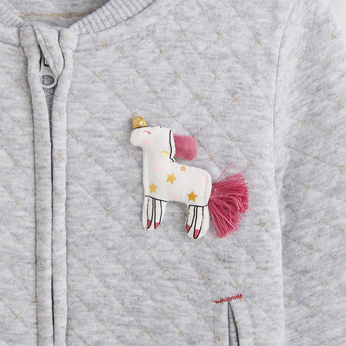IN EXTENSO Veste teddy licorne bébé fille