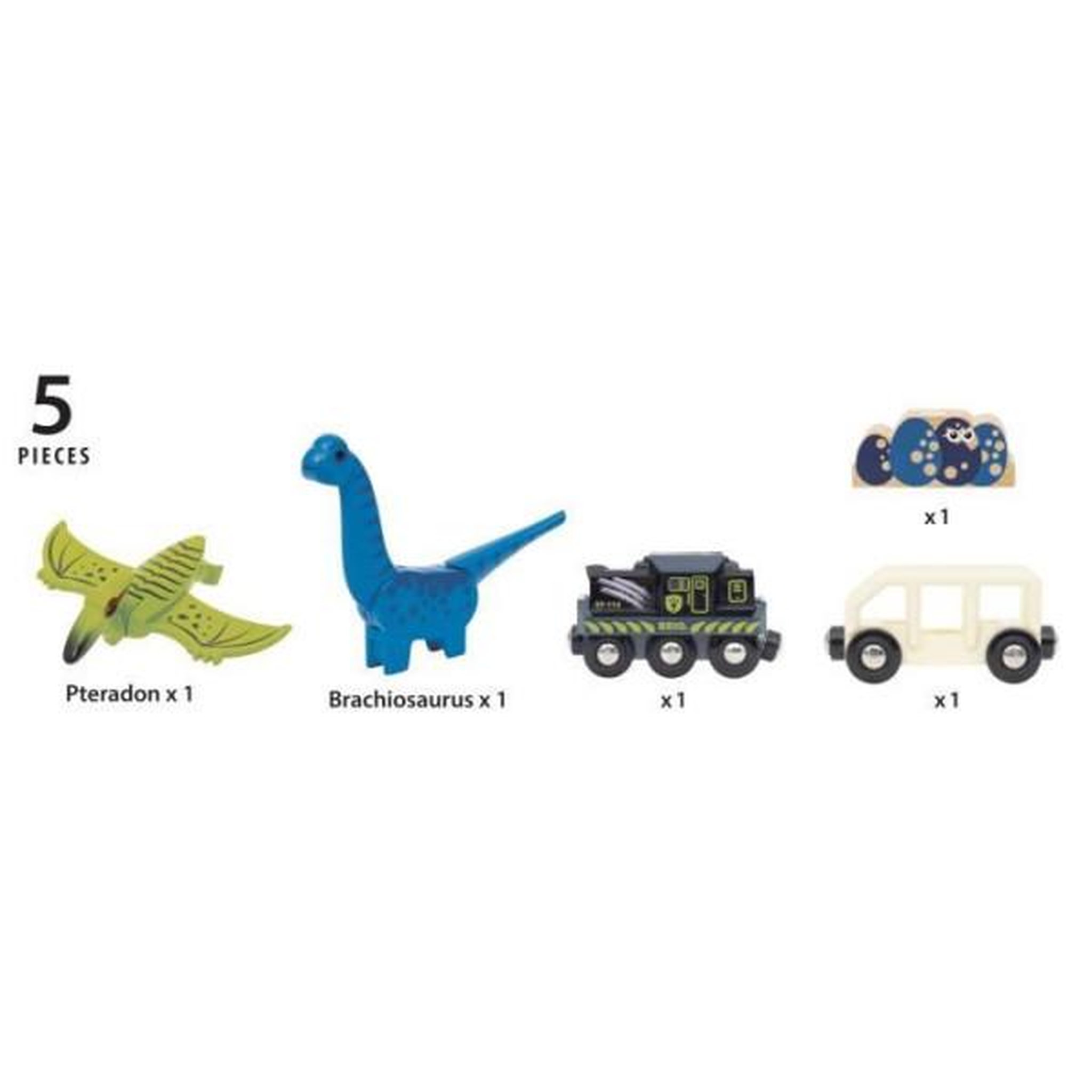 Voir la diapositive 6 : Brio Brio Train a Piles Dinosaure - Train électrique - Dinosaure Inclus - pour circuit de train en bois - Des 3 Ans - Brio World - 3