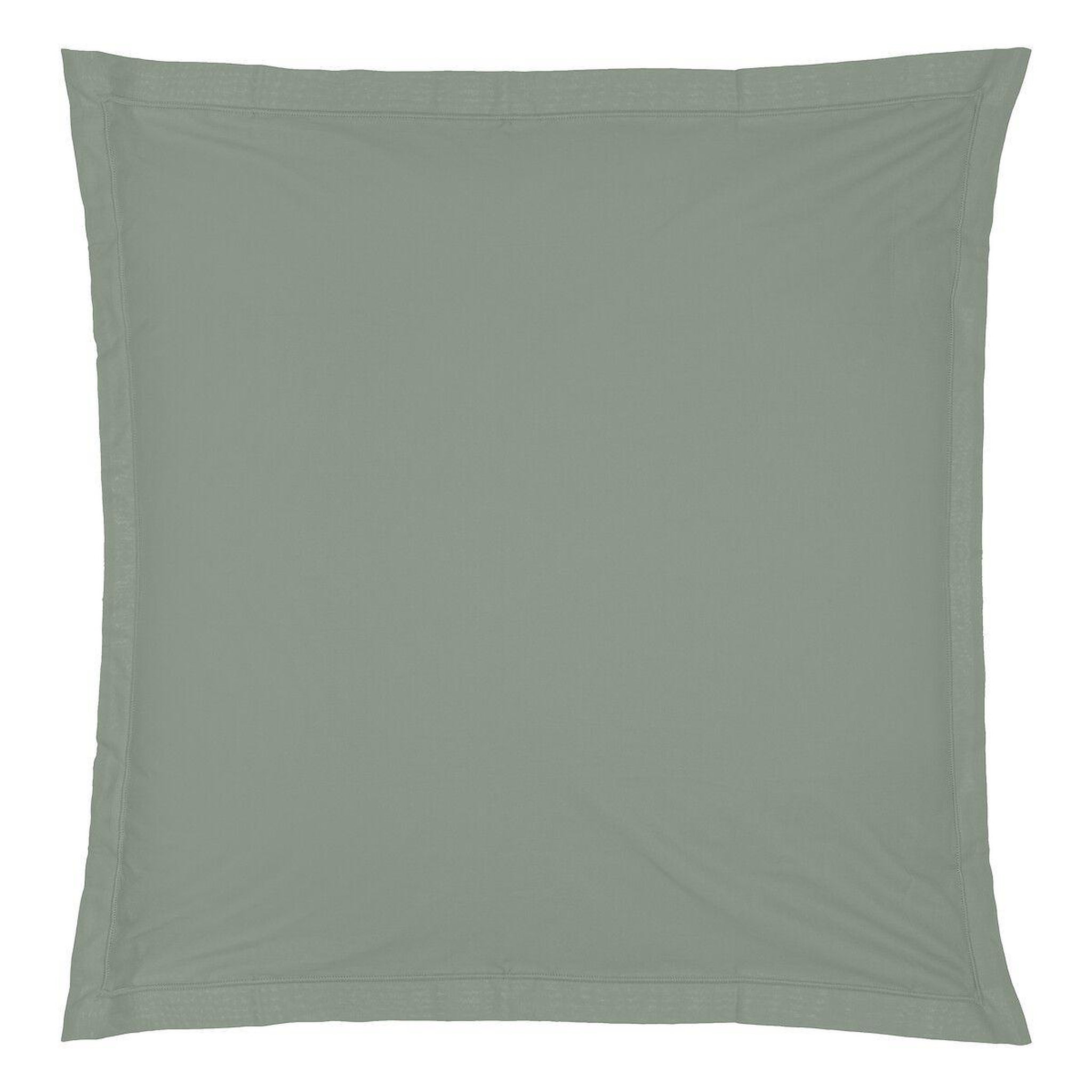 ATMOSPHERA Taie d'oreiller  percale  63x63cm vert tilleul