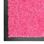Voir la diapositive 3 : VIDAXL Paillasson lavable Rose 90x120 cm