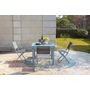 Voir la diapositive 5 : CONCEPT USINE Table de jardin extensible 8 places et 4 chaises MOLVINA