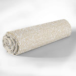 Les Ateliers du Linge Drap housse en coton 57 fils imprime alma. Coloris disponibles : Beige