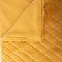 Voir la diapositive 2 : ATMOSPHERA Plaid Imitation Fourrure  Geo  120x160cm Ocre
