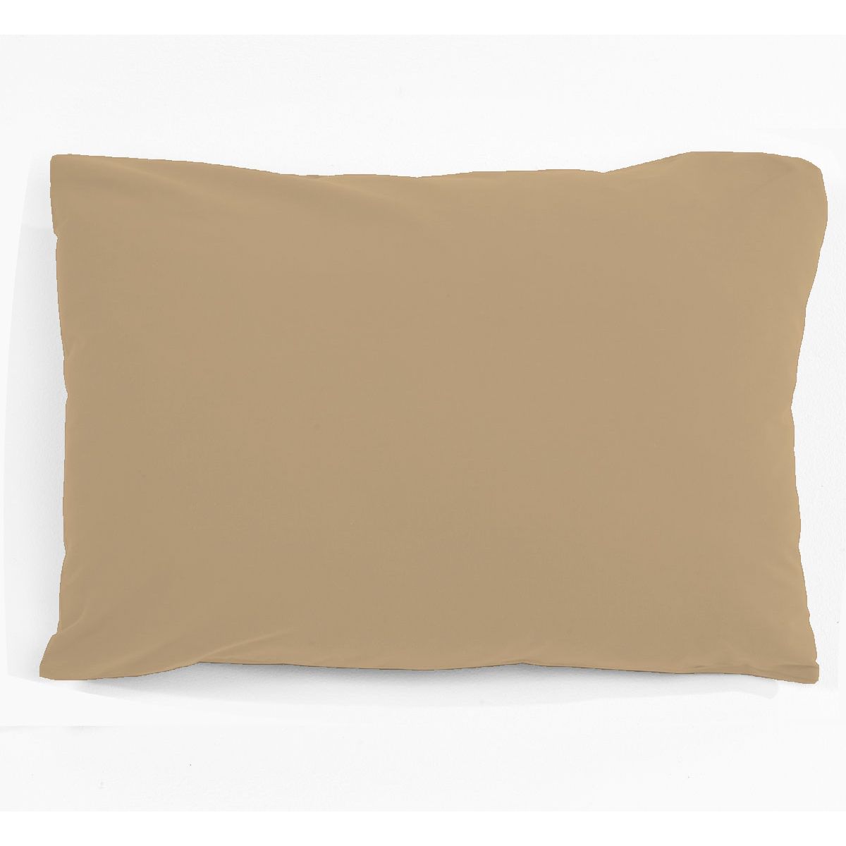 Taie d'oreiller unie en polycoton 51 fils 