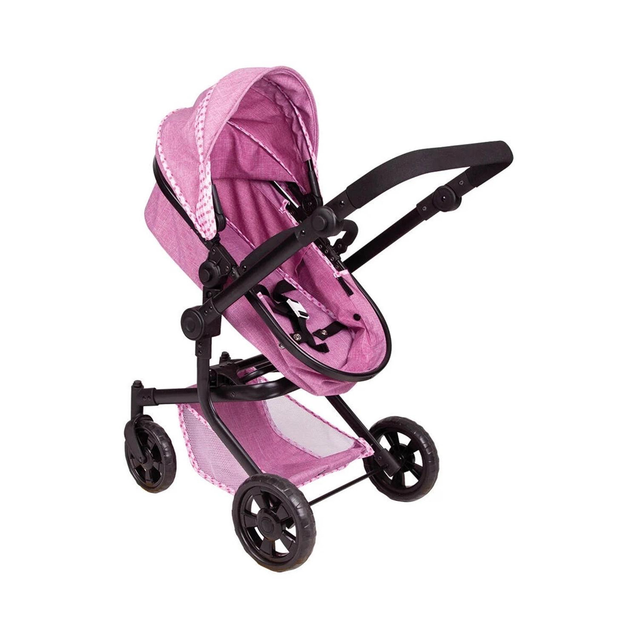 Voir la diapositive 3 : TOYTOYTOY Poussette de poupée 2 en 1 Trend Fuchsia