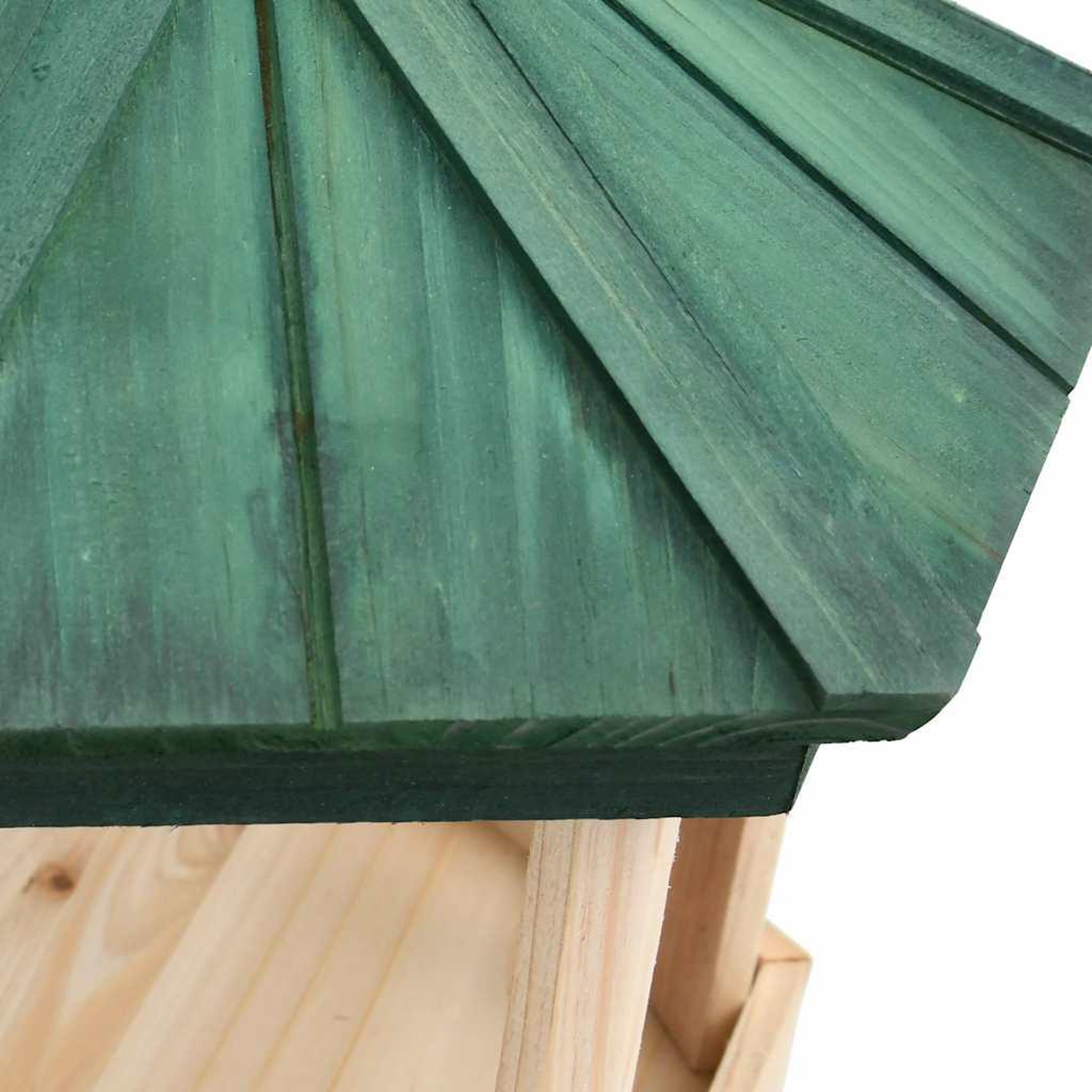 Voir la diapositive 6 : VIDAXL Mangeoire a oiseaux sur pied Bois de sapin 33x110 cm