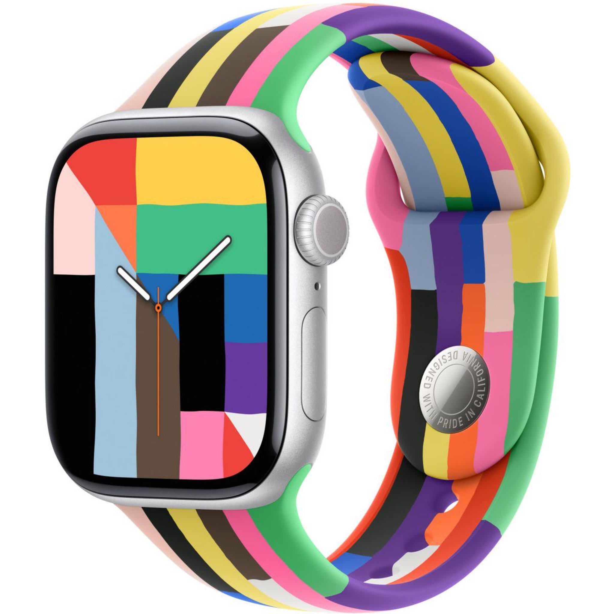 Voir la diapositive 2 : APPLE Bracelet 42mm Sport Pride Edition M/L