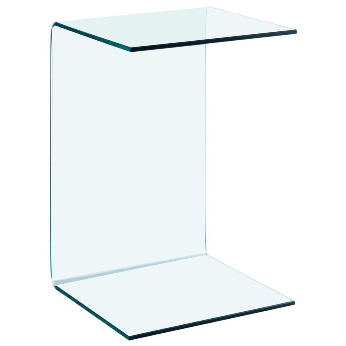 VIDAXL Table d'appoint 40x40x60 cm Verre trempe