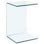 Voir la diapositive 2 : VIDAXL Table d'appoint 40x40x60 cm Verre trempe