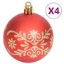 Voir la diapositive 4 : VIDAXL Ensemble de boules de Noël 70 pcs Dore et rouge