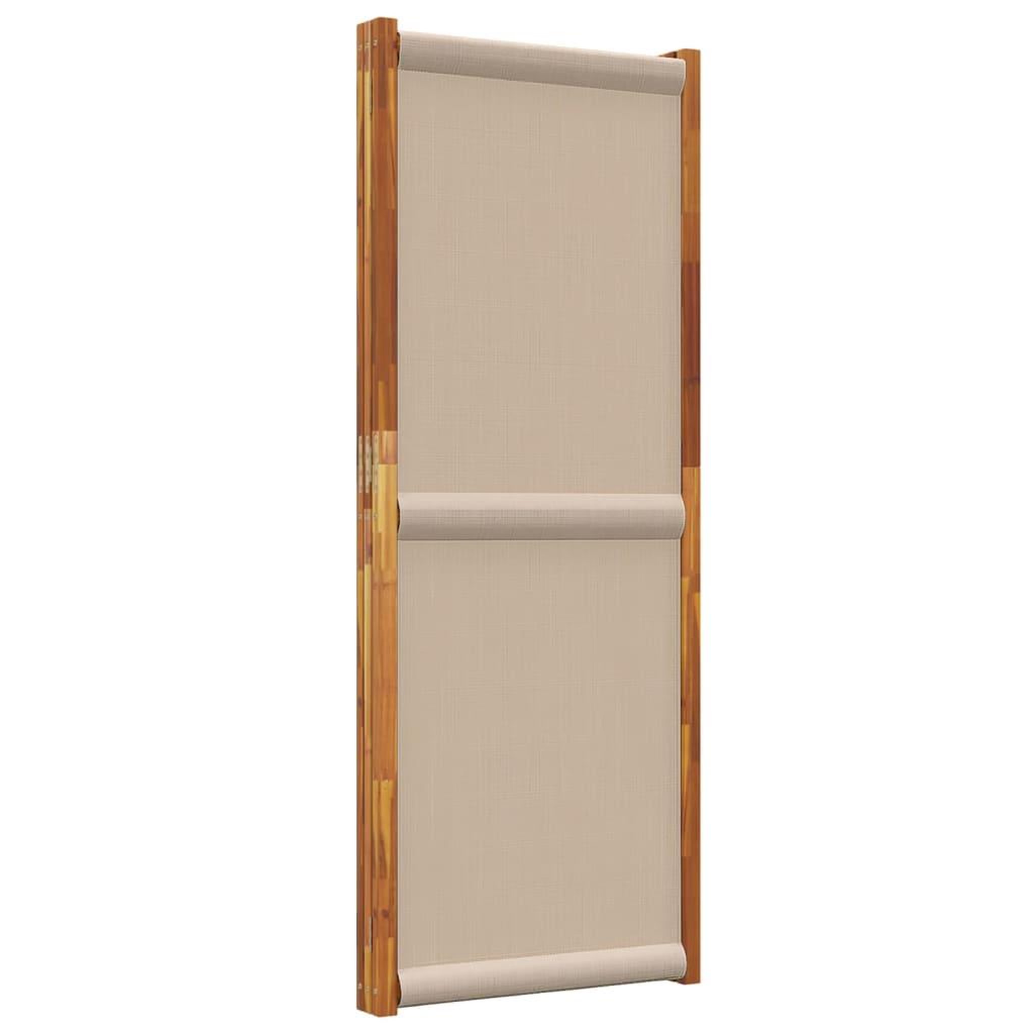 Voir la diapositive 5 : VIDAXL Cloison de separation 3 panneaux taupe 210x180 cm