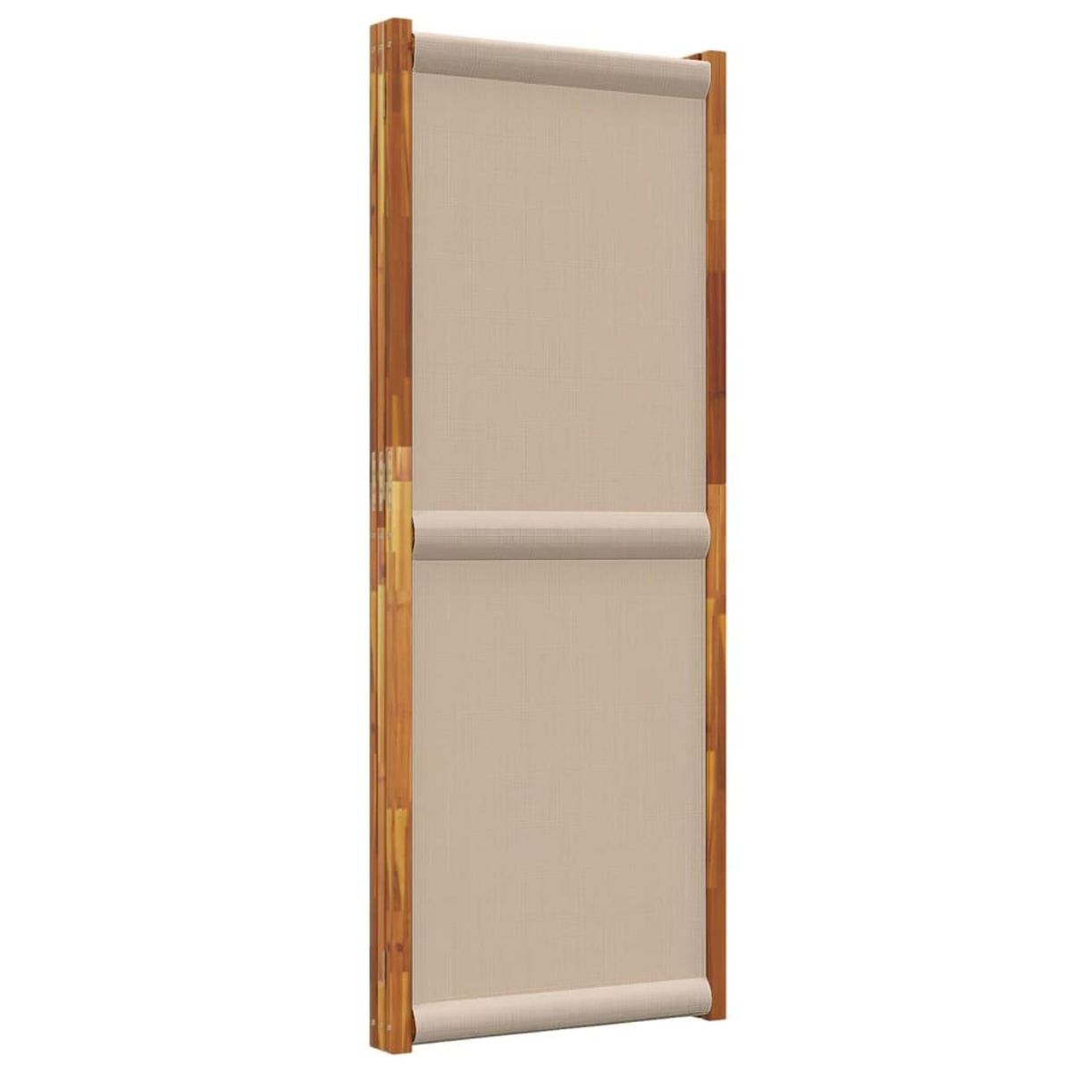 VIDAXL Cloison de separation 3 panneaux taupe 210x180 cm