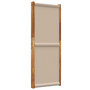 Voir la diapositive 5 : VIDAXL Cloison de separation 3 panneaux taupe 210x180 cm