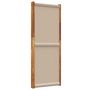 Voir la diapositive 5 : VIDAXL Cloison de separation 3 panneaux taupe 210x180 cm