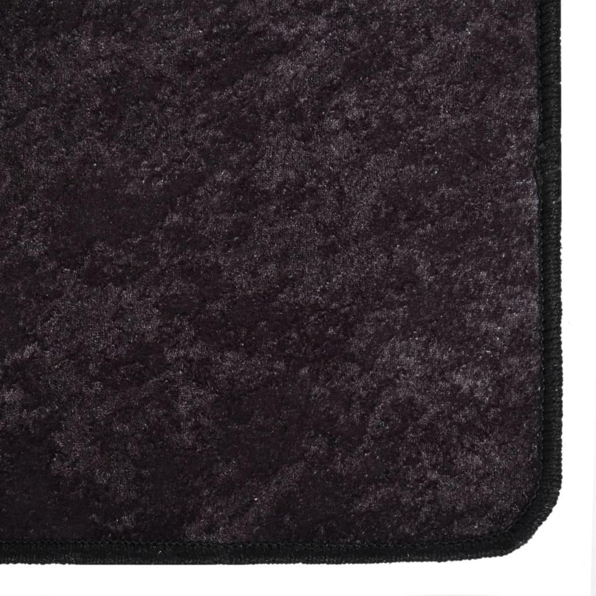 VIDAXL Tapis lavable antiderapant 190x300 cm anthracite
