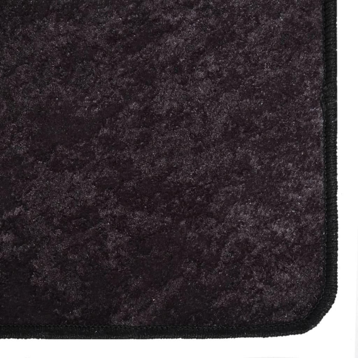 VIDAXL Tapis lavable antiderapant 190x300 cm anthracite
