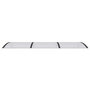 Voir la diapositive 4 : VIDAXL Auvent de porte Noir 300x100 cm Polycarbonate
