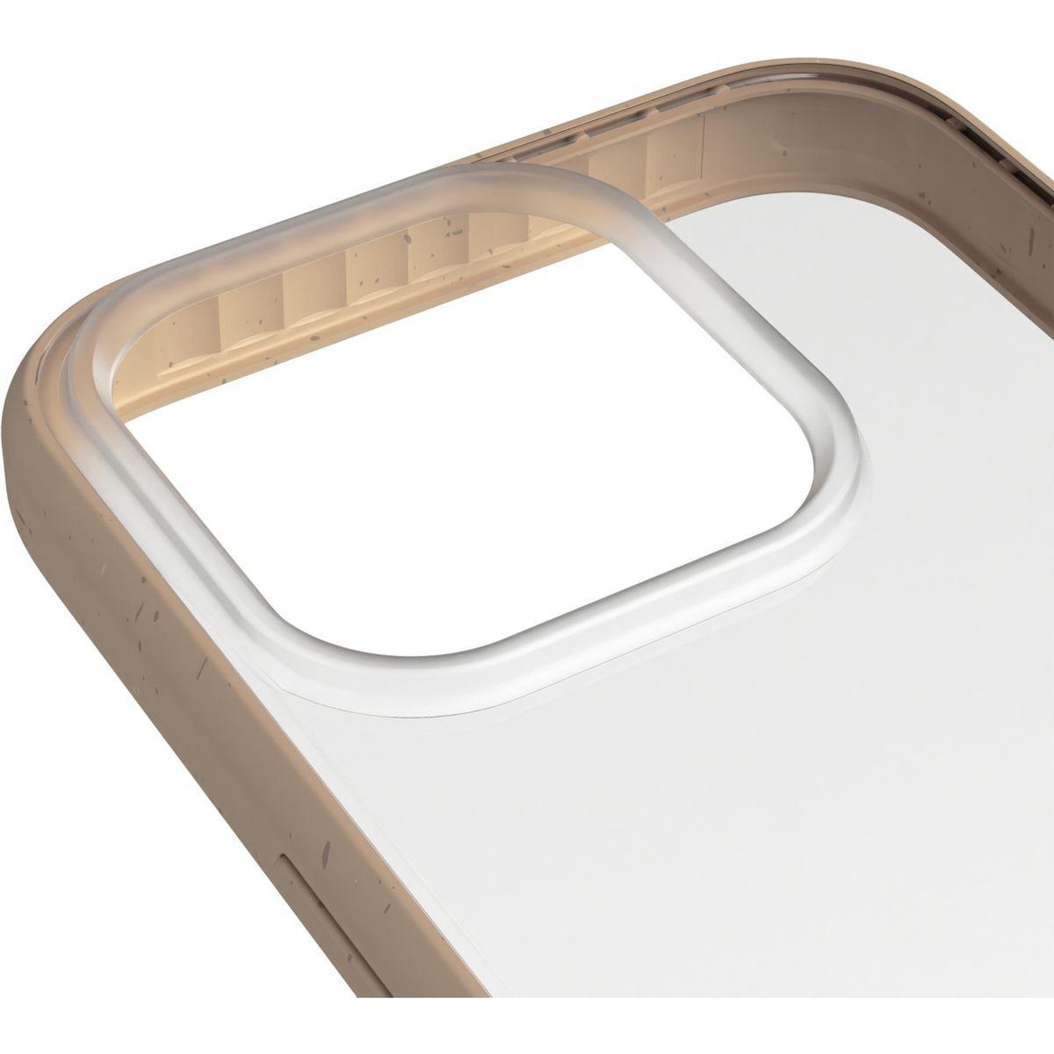Voir la diapositive 4 : WOODCESSORIES Coque bumper iPhone 14 Pro Max transparent Taupe
