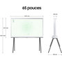Voir la diapositive 3 : Samsung TV QLED The Serif TQ65LS01D Blanc 2024