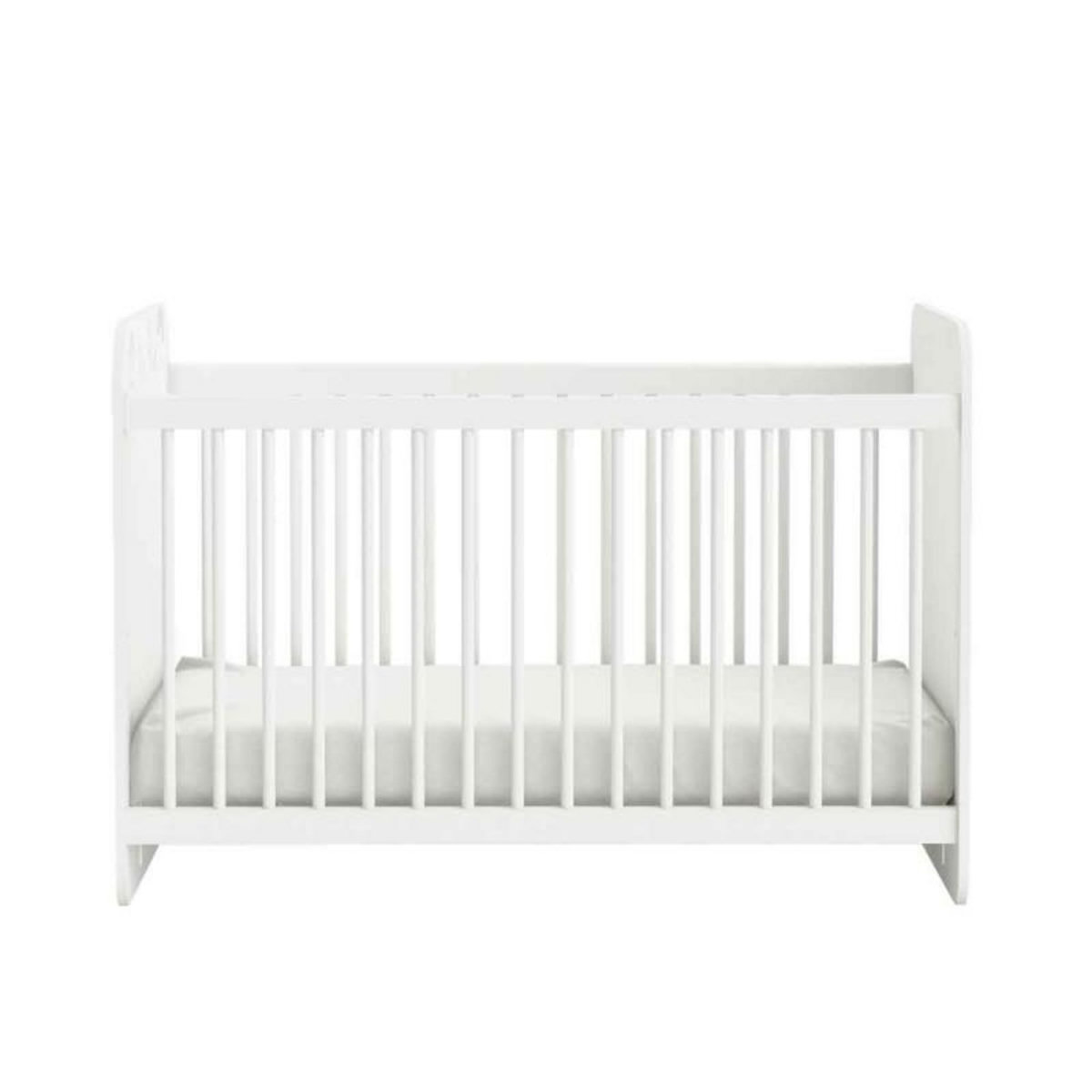 Paris Prix Lit Bébé  Pitt   60x120cm Blanc & Gris