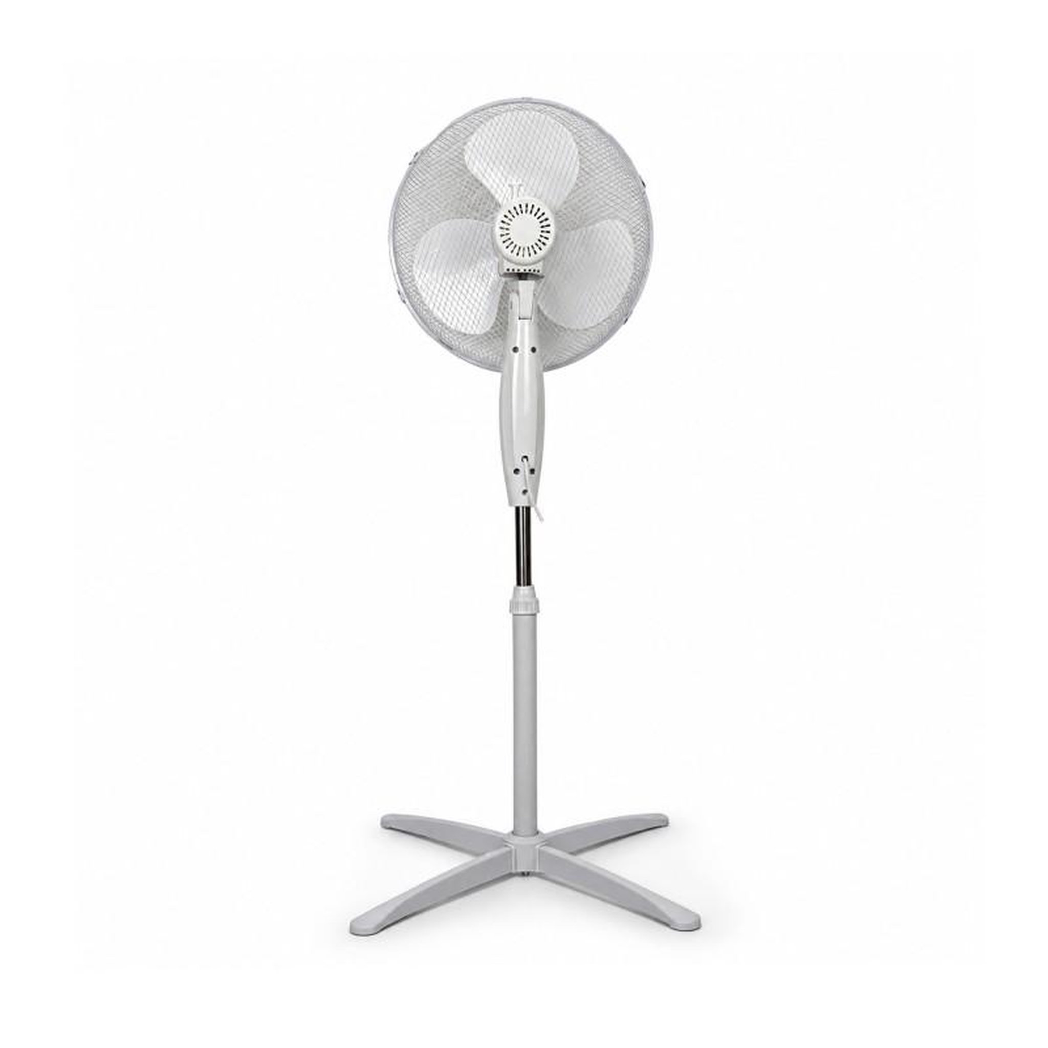Voir la diapositive 6 : Ventilateur Sur Pied Hauteur Ajustable – Gris 40w