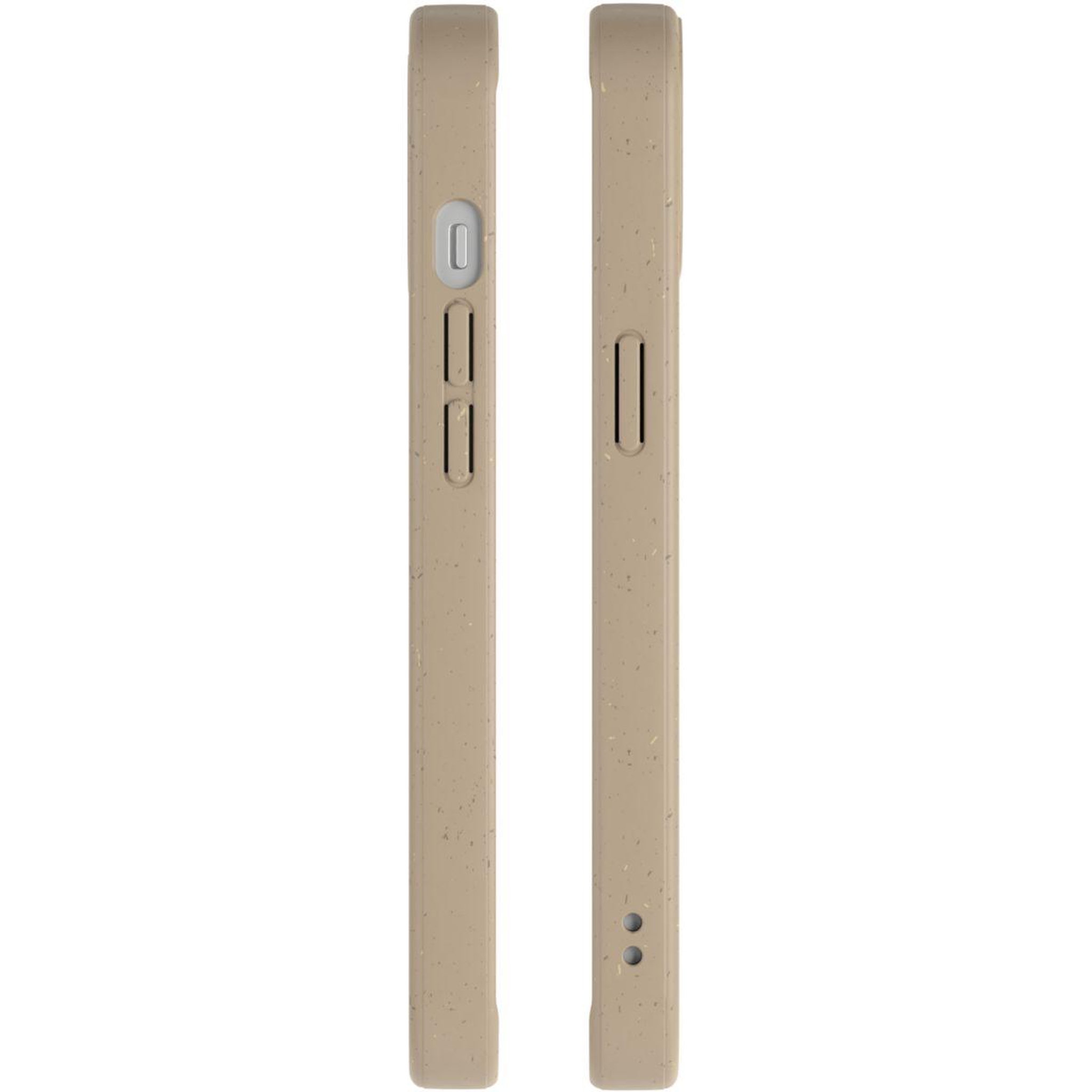 Voir la diapositive 4 : WOODCESSORIES Coque bumper iPhone 14 Plus BioCase Taupe