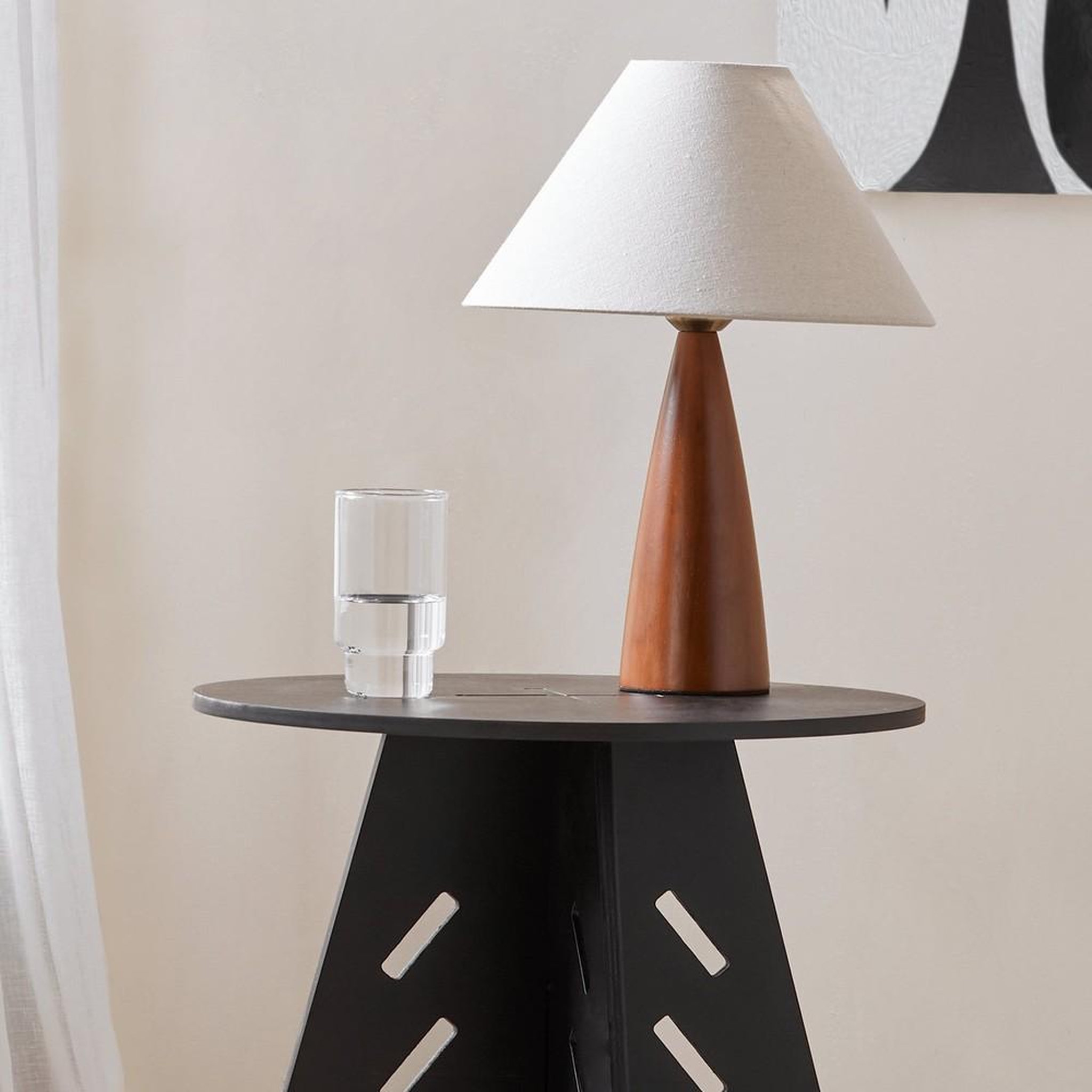 Voir la diapositive 6 : SOBUY SoBuy - Table D'appoint - Brun Clair - 46.46.5x36x55cm - Moderne - HFBT01