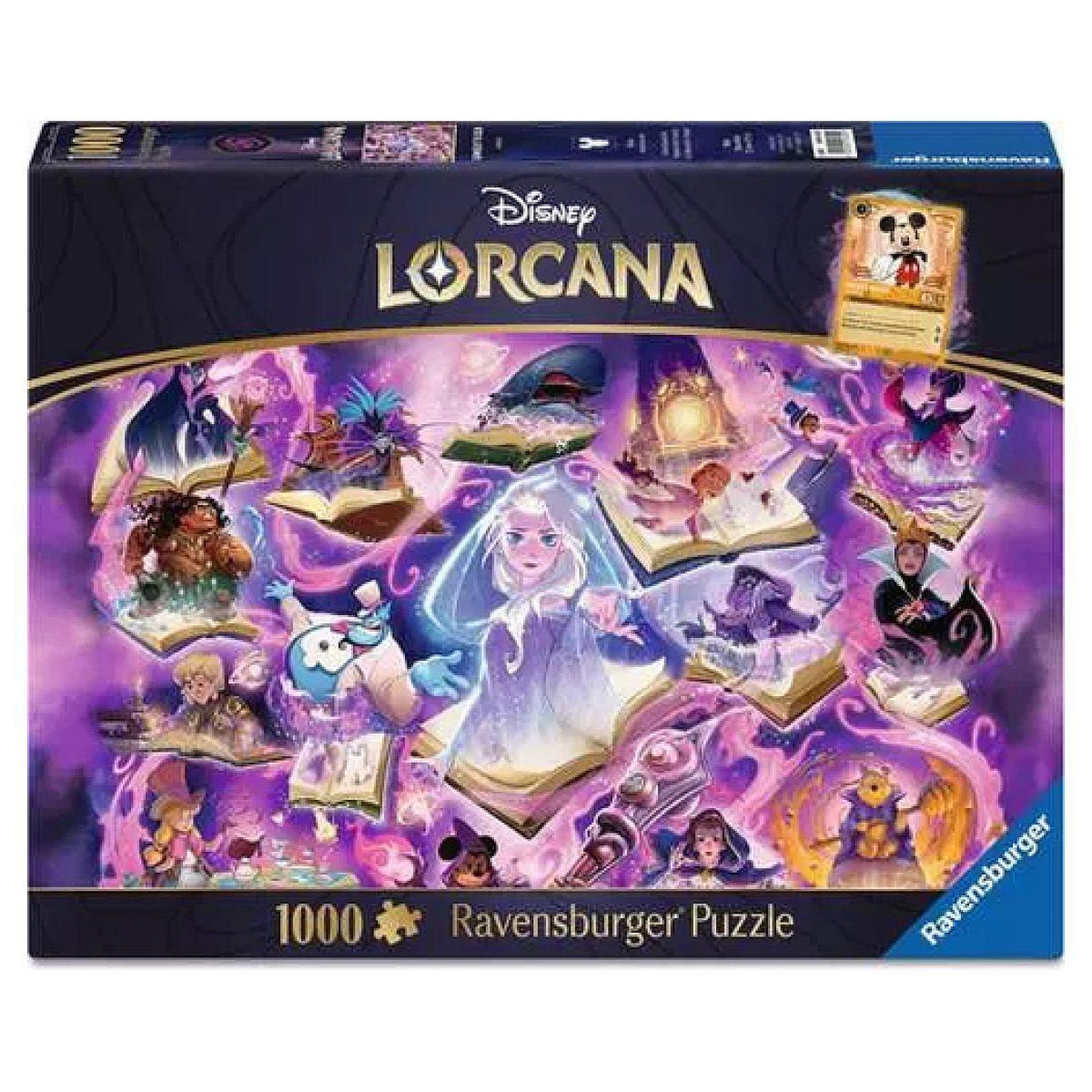 RAVENSBURGER Puzzle 1000 pièces - améthyste - disney lorcana