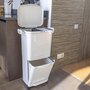 Voir la diapositive 5 : Kitchen move Poubelle tri sélectif avec roulettes 45l - bat-g3150