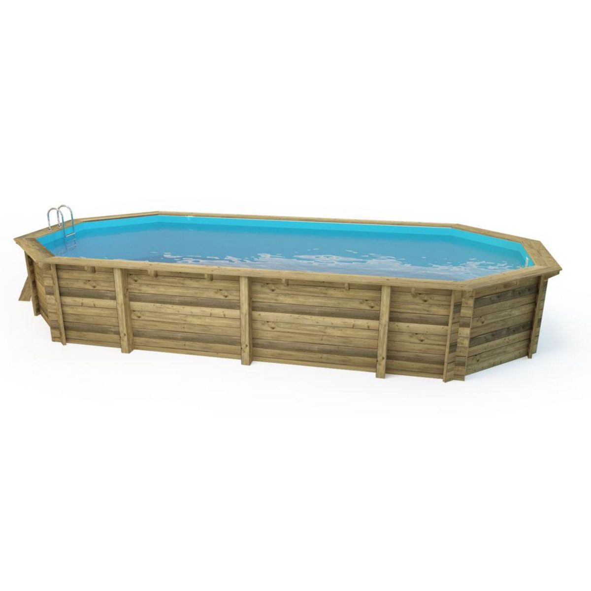 Habitat et Jardin Piscine bois   Ibiza 130  - 8.57 x 4.57 x 1.31 m