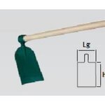 Leborgne Houe Duopro forgée douille ronde - 12 cm - manche bois certifié PEFC 100%