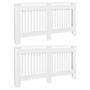 Voir la diapositive 2 : VIDAXL Cache-radiateurs 2 pcs blanc MDF 152 cm