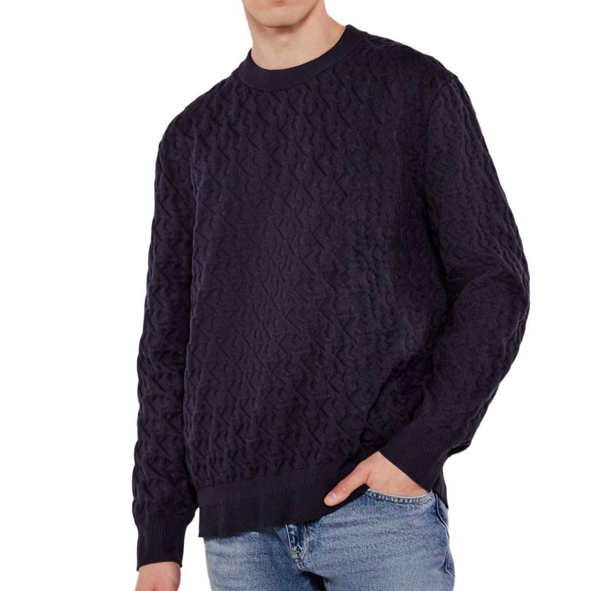 Voir la diapositive 1 : CALVIN KLEIN JEANS Pull  Homme Calvin Klein Jeans Rel Aop