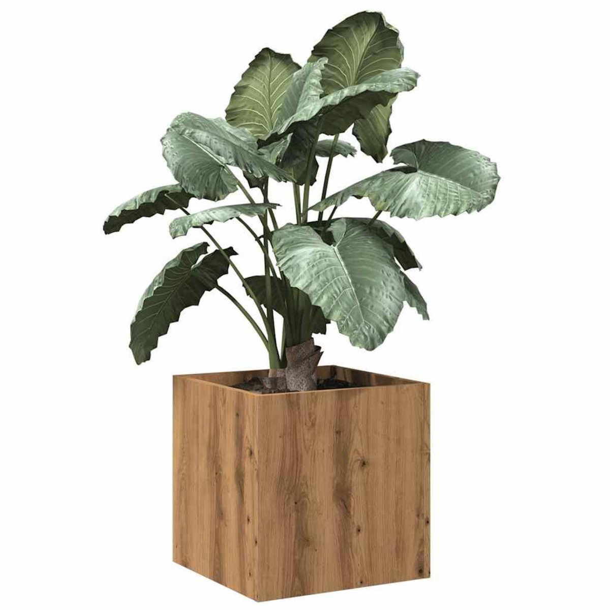 VIDAXL Jardiniere chene artisanal 40x40x40 cm bois d'ingenierie