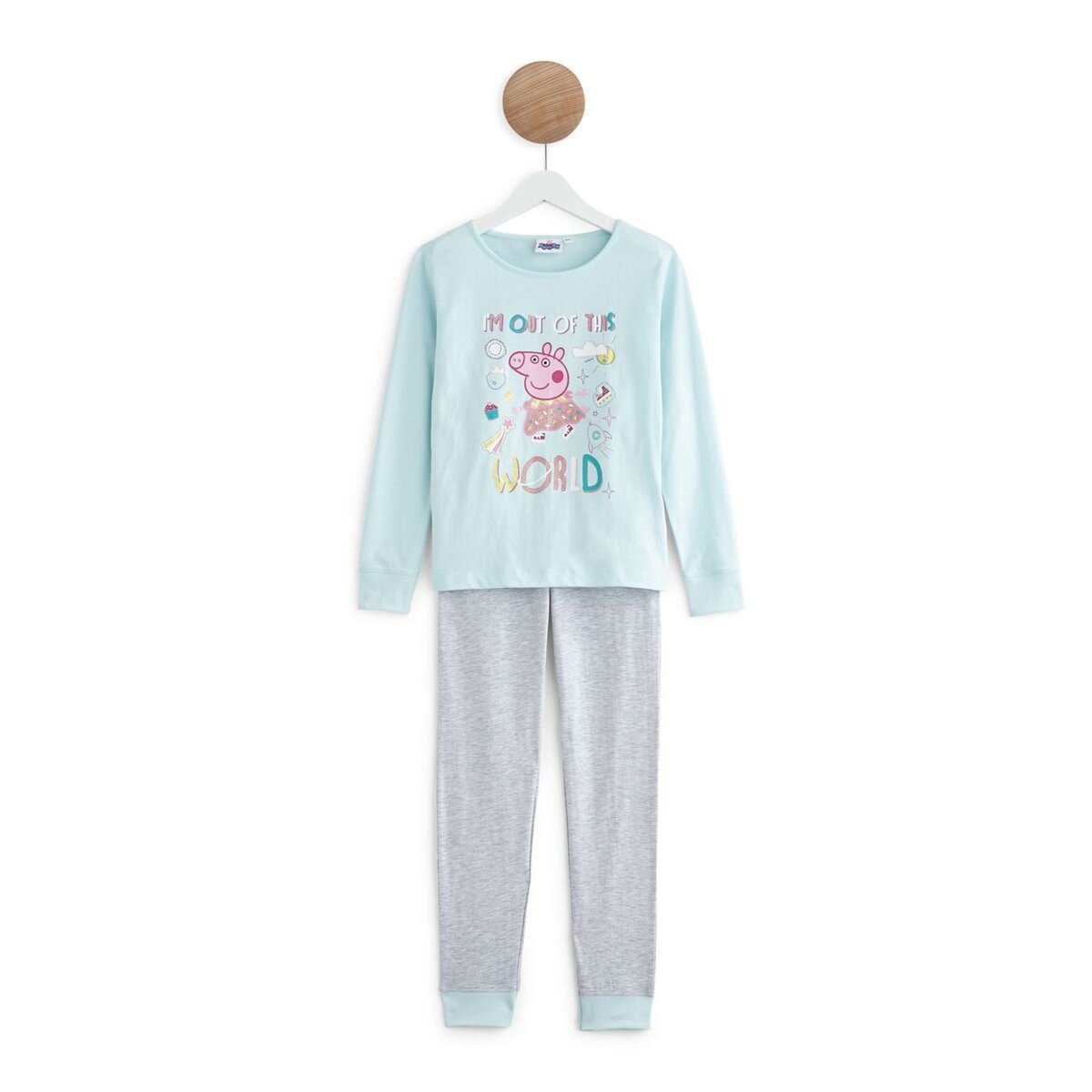 Pyjama peppa pig velours new arrivals