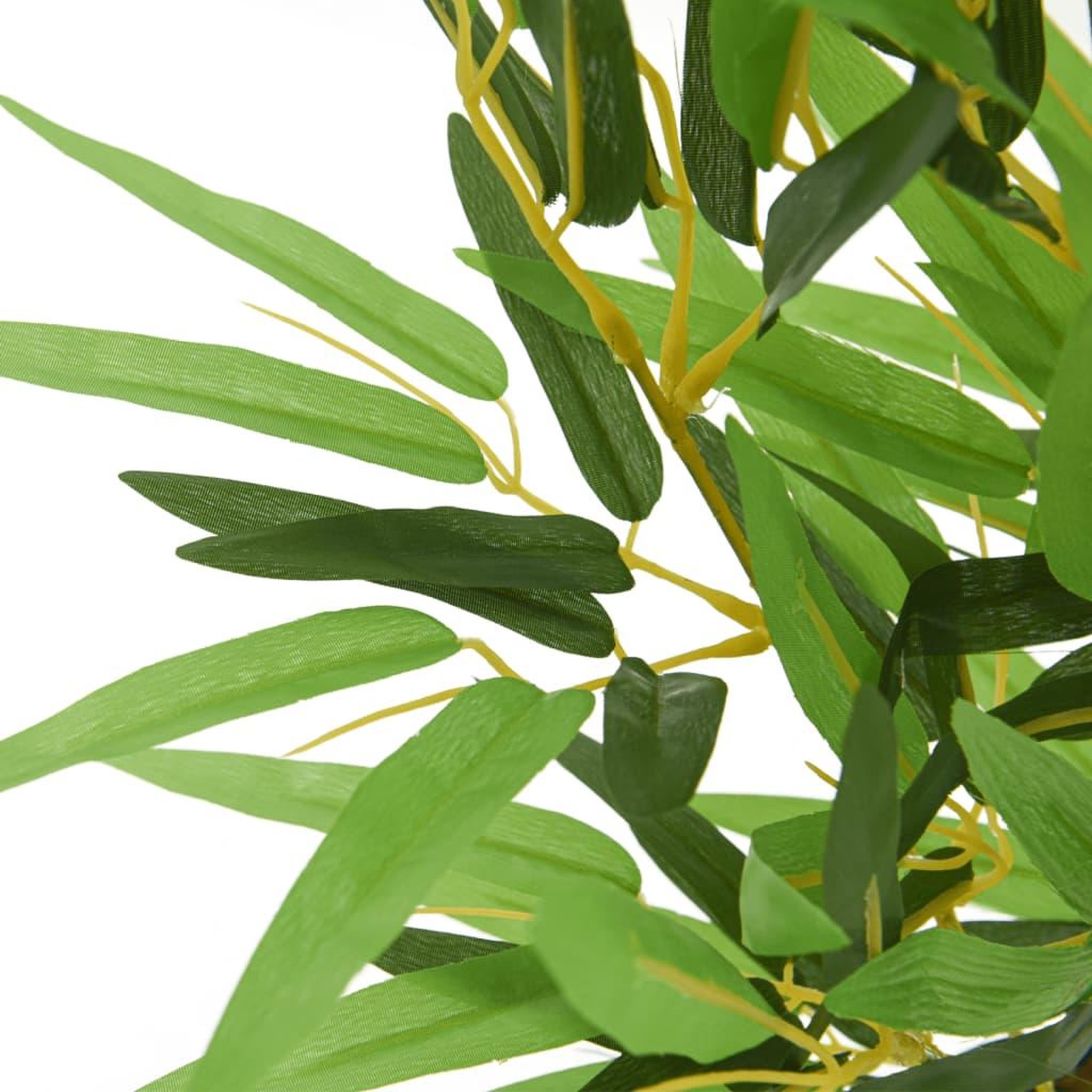 Voir la diapositive 2 : VIDAXL Bambou artificiel 368 feuilles 80 cm vert