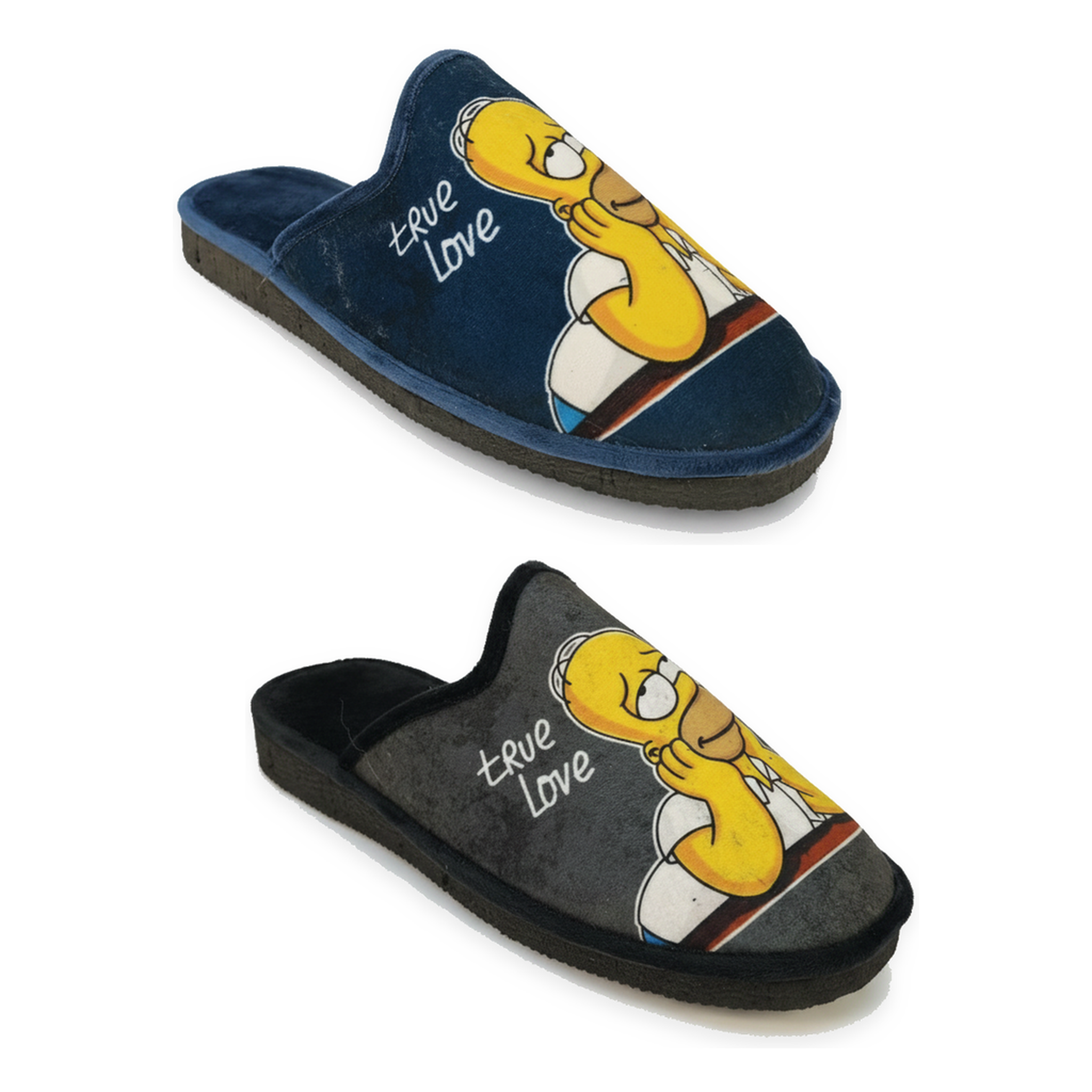 Voir la diapositive 1 : OZABI Ozabi pack de 2 paires pantoufles mules homme fantaisie motif dessin animé