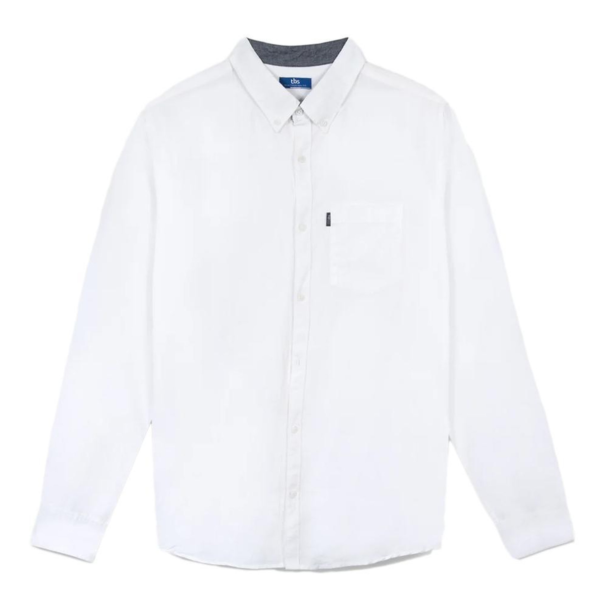 TBS Chemise Blanches Homme TBS LYNERCHE. Coloris disponibles : Blanc