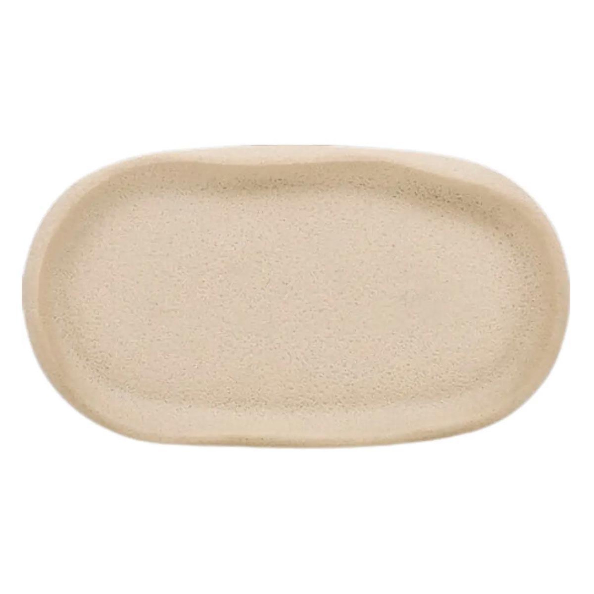 FIVE Plateau de salle de bain en résine  olea  22cm beige