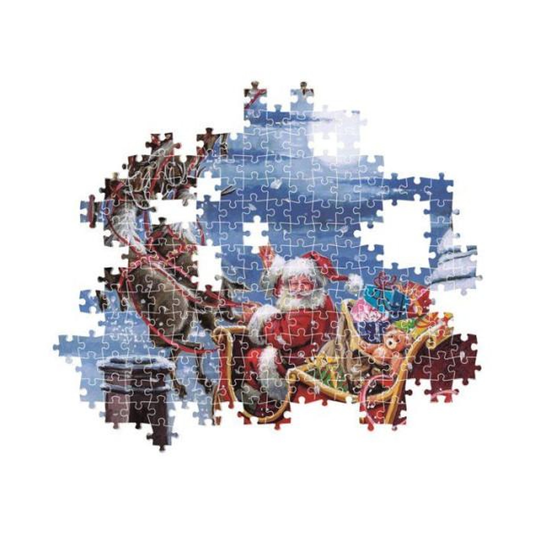 Voir la diapositive 3 : CLEMENTONI Puzzle 500 pieces - Midnight Sleigh Ride