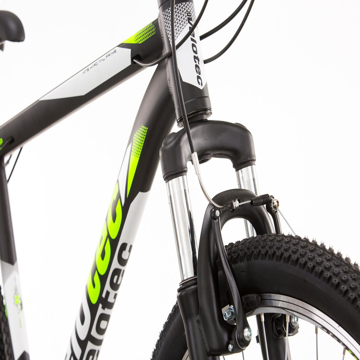 VTT 27.5'' Cadre Aluminium - Fourche Télescopique - 21 Vitesses avec équipement Shimano ( Dérailleurs, roue libre et poignées )