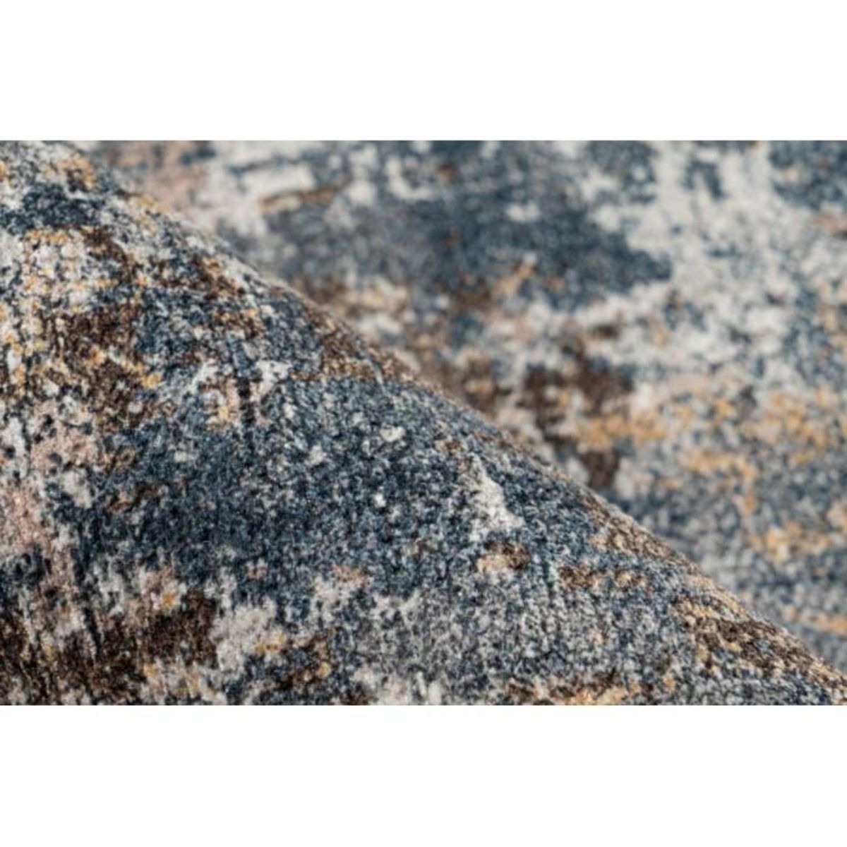 Paris Prix Tapis Tissé Vintage à Motifs  Faye  Noir