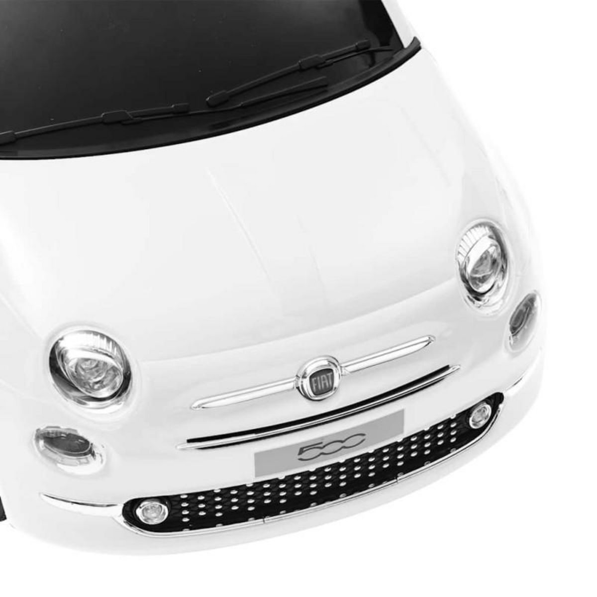 VIDAXL Voiture électrique pour enfants Fiat 500 Blanc