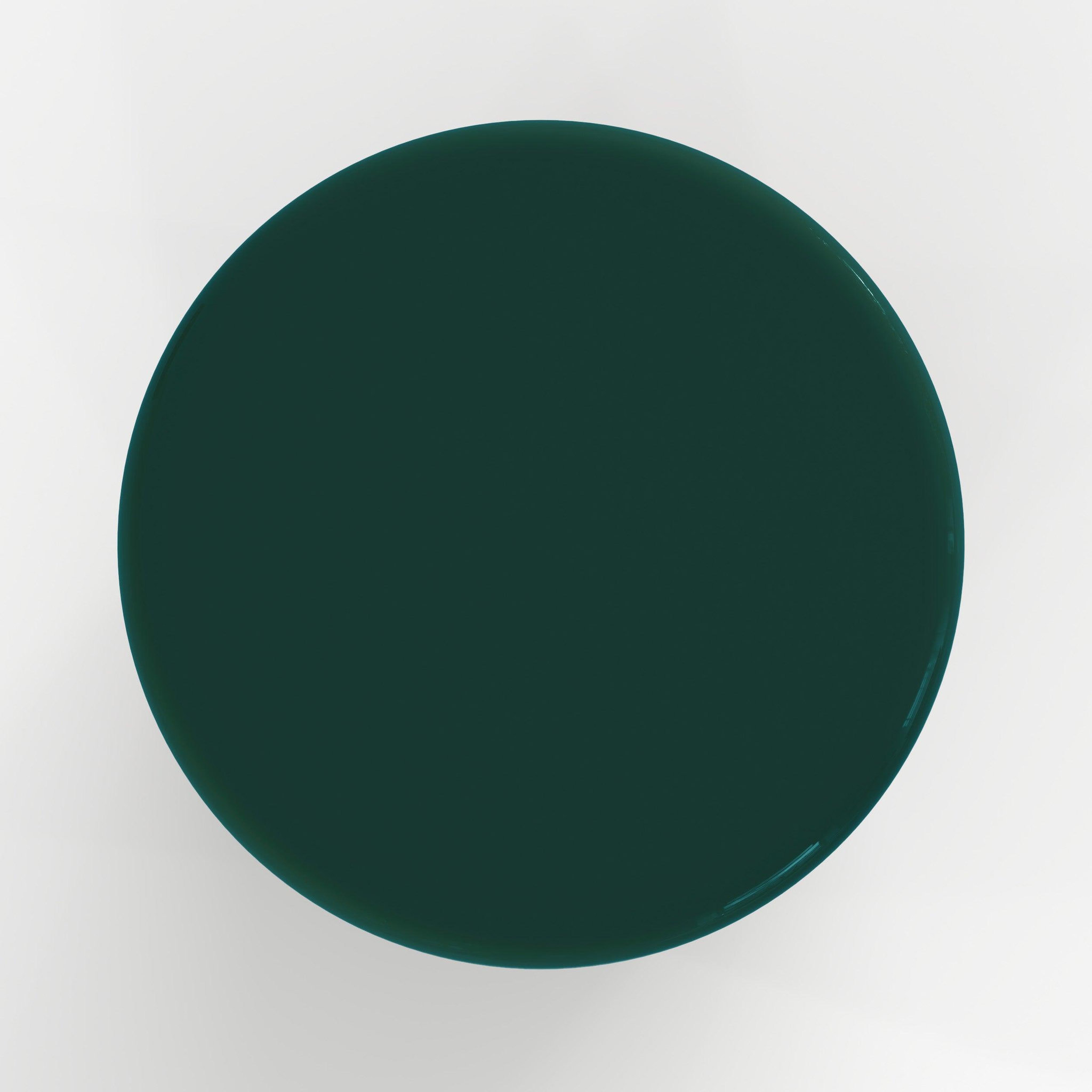 Voir la diapositive 6 : MAISON PAVANE Table d'appoint laquée vert canard en MDF, D40 cm-Oscar