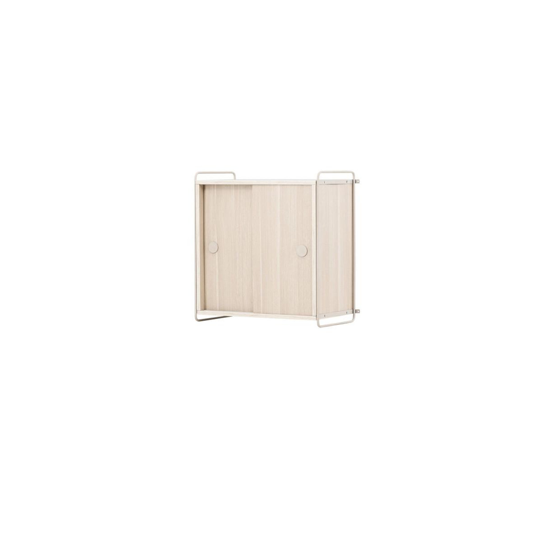 Voir la diapositive 3 : Paris Prix Étagère murale 2 portes  paris  68cm naturel
