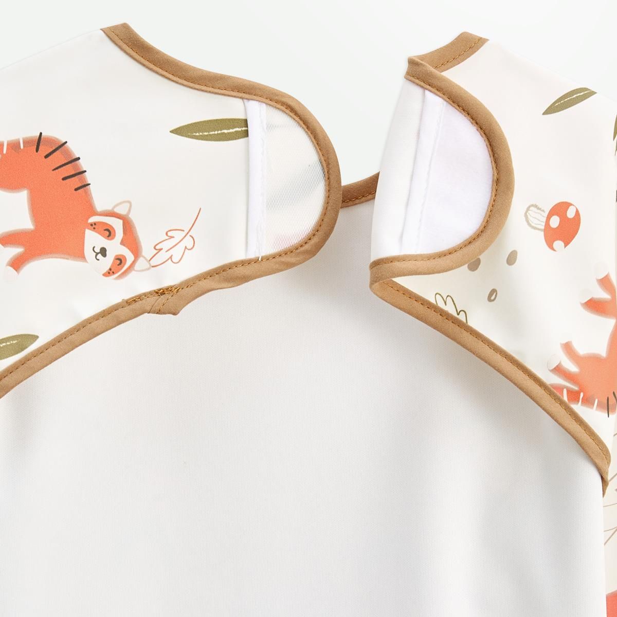 Petit Béguin Bavoir tablier manches longues Gustin