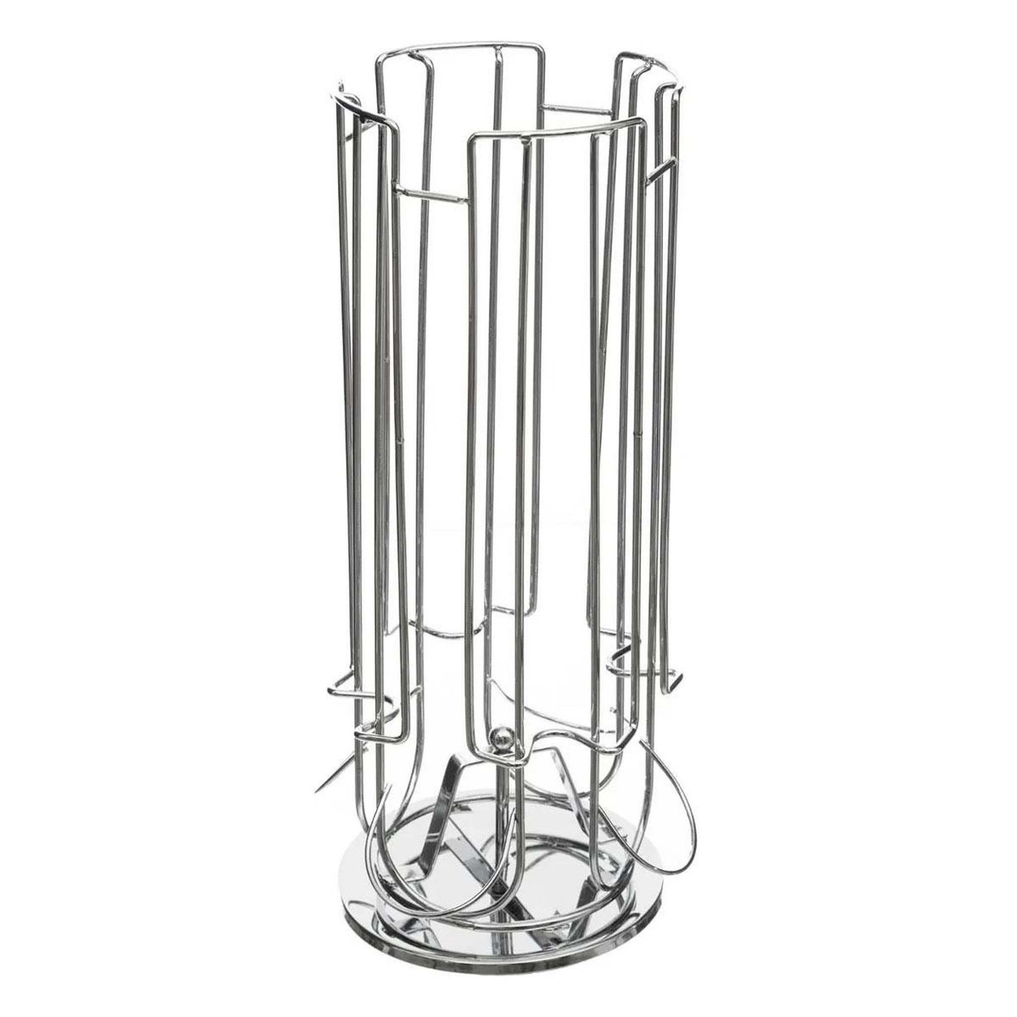 Voir la diapositive 1 : FIVE Porte 24 capsules rotatif  coffee  31cm argent